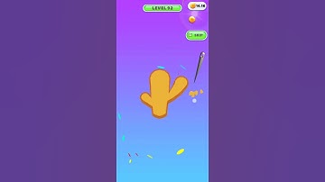 LEVEL 92 - Squid Game Dalgona Candy Cookie Challenge - Don’t Break It! 🔪🟠