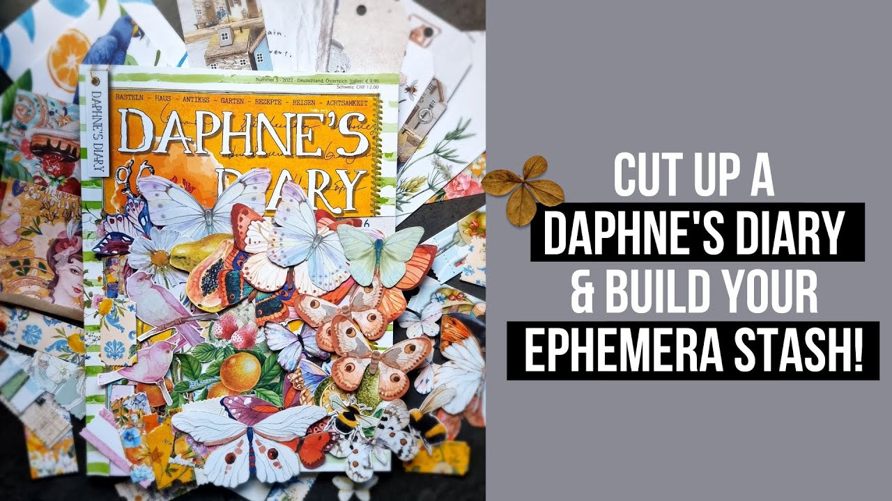 cut up a Daphne's Diary & build your ephemera stash!