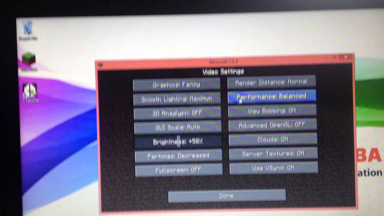Minecraft No more lag 32 bit computer - YouTube