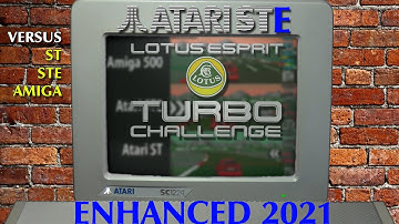 ATARI STE - Lotus Esprit Enhanced Comparison