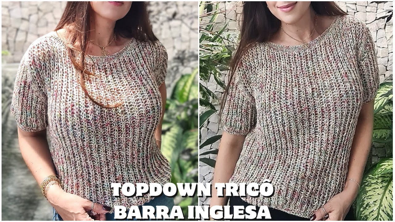 Вязаная блузка Barra Inglesa |Topdown Contiguos