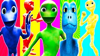 COLOR DANCE CHALLENGE Patila VS Me Kemaste VS Dame Tu Cosita VS Hulk Green Alien Funny color dance