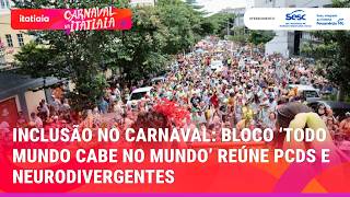 BLOCO 'TODO MUNDO CABE NO MUNDO' REÚNE FOLIÕES NEURODIVERGENTES E PCDs EM BH