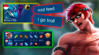 TUTORIAL HOW TO CARRY CANCER TEAM SOLO RANKED - Mobile Legends