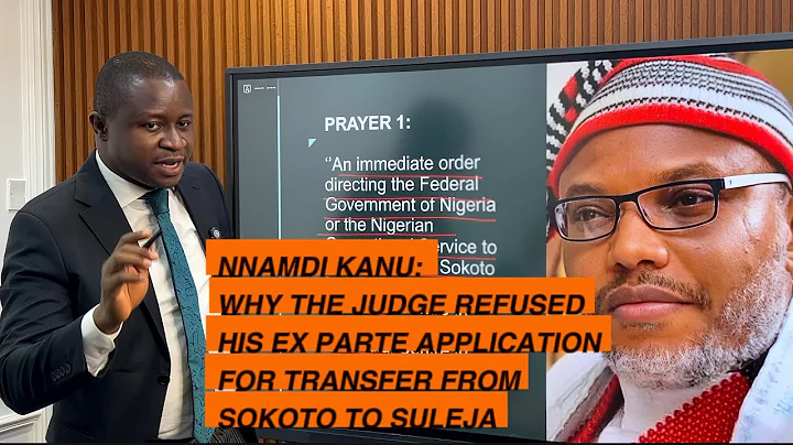Why Justice Omotosho Refused Nnamdi Kanu’s Ex Parte Application for Transfer from Sokoto to Suleja