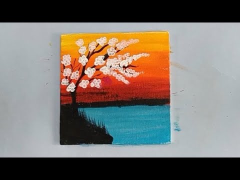 How To Draw Canvas Painting For Beginner YouTube Hqdefault