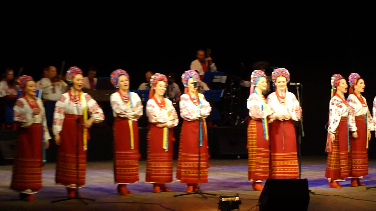 Хор ім.Г.Верьовки"Ой гарна я, гарна" YouTube
