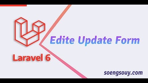 Update data from database using Laravel 7 framework