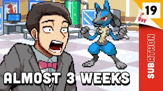 Pokemon in a Lucario Onesie - Streaming Until The Timer Ends - SUBATHON DAY 19