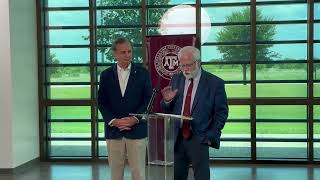 Texas A&M Chancellor John Sharp discusses plans to build nuclear reactors at RELLIS