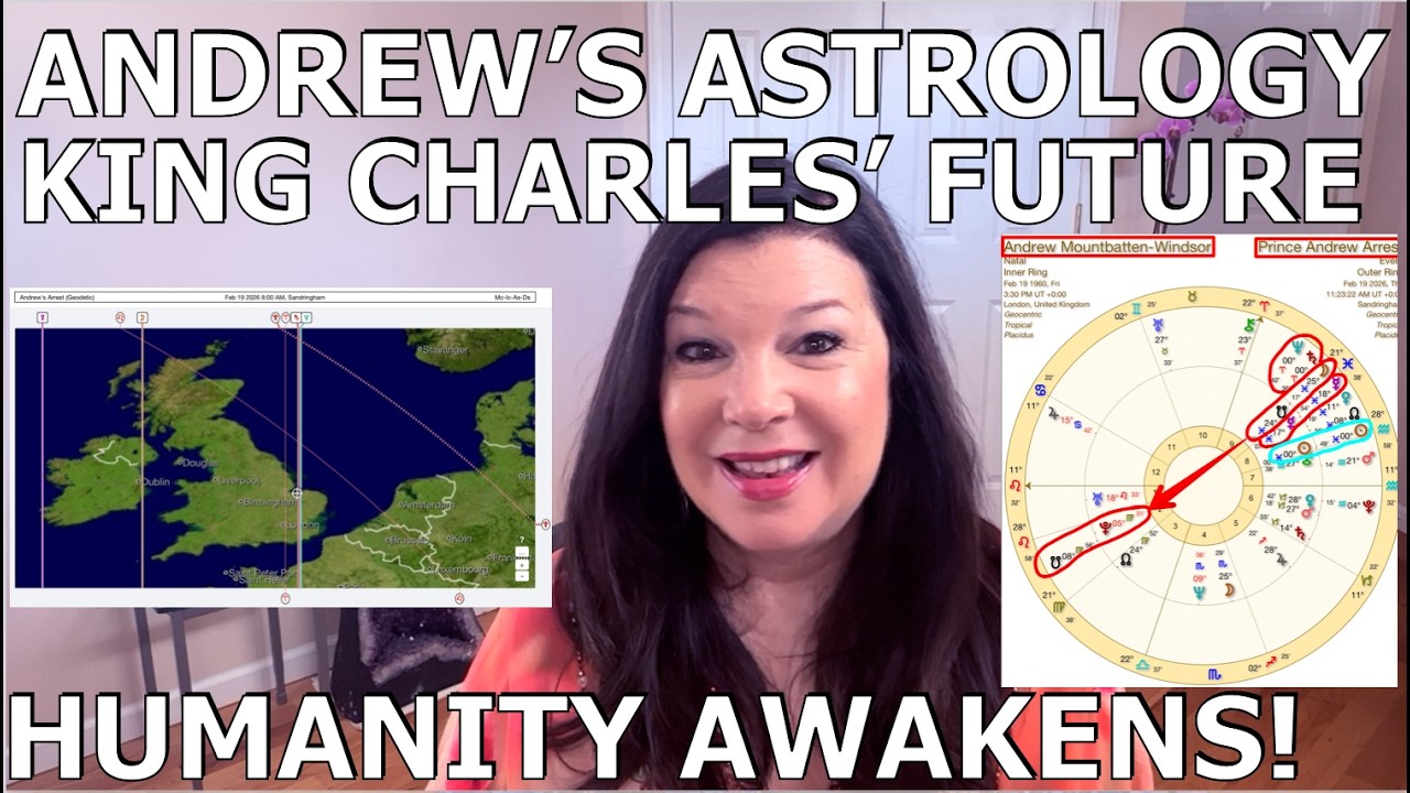 Former Prince Andrew Astrology Timeline, King Charles' Forecast [AstroCartogaphy]