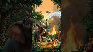 #music #cartoon #crtoon #facts ek Bahadur hathi jungle ka aagman