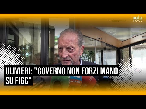 Video Figc, Ulivieri: No a commissariamento, governo non può forzare la mano