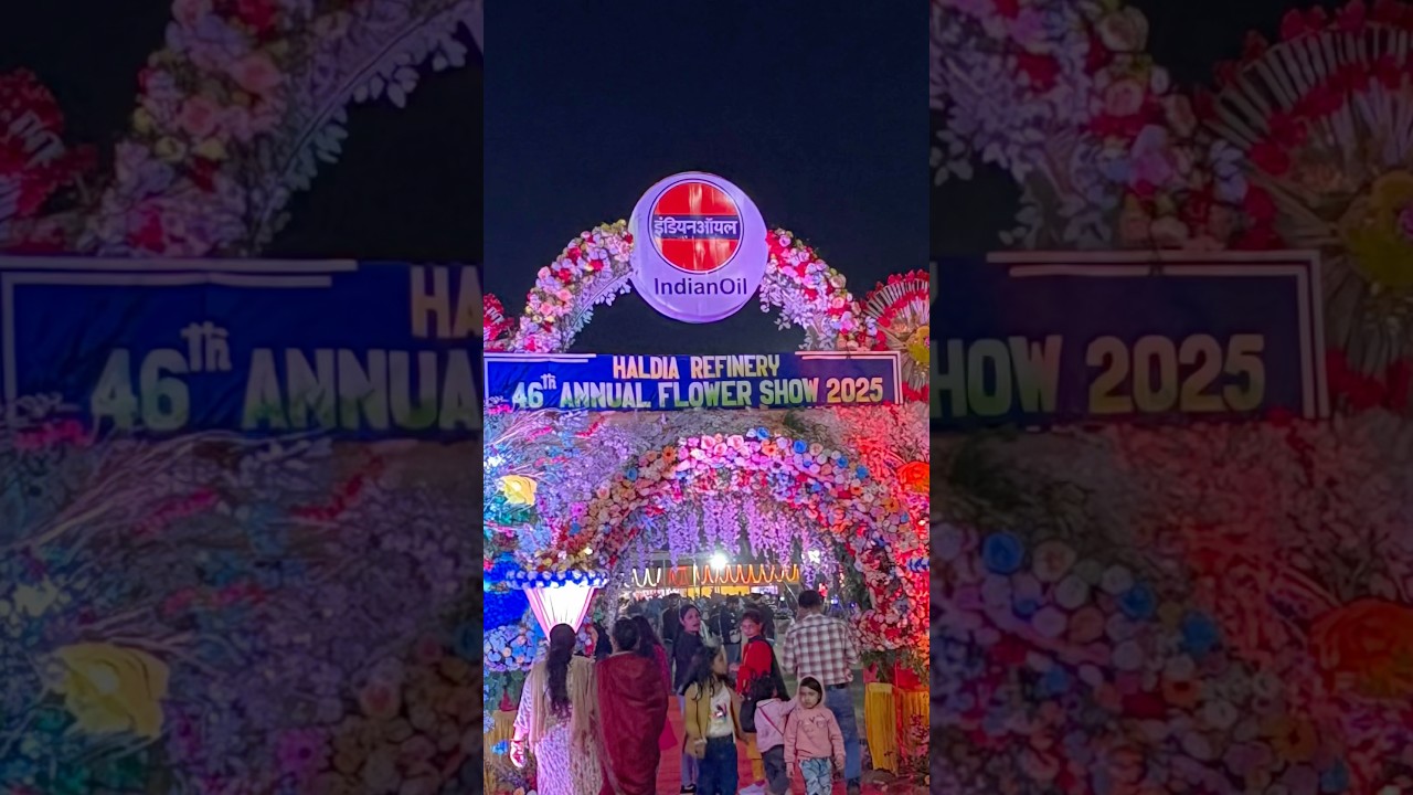 A sudden visit to Haldia Annual Flower Show.        