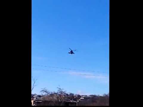 რუსული ვერტმფრენი გორში - zonanews.ge