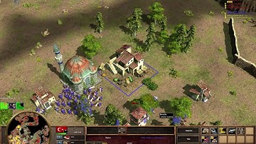 Age of Empires 3- Fastest rush ever! - rush at min 3! - 3v3- Op Aztec rush