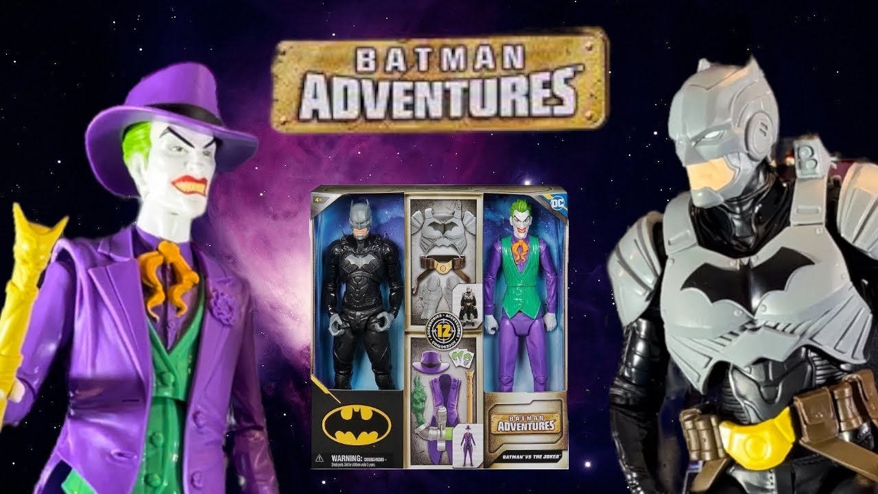 BATMAN ADVENTURES: DUO PACK BATMAN & JOKER SPIN MASTER 2023. ¡¡LA 