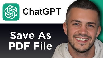 How To Save ChatGPT Conversation as PDF File (Step By Step)