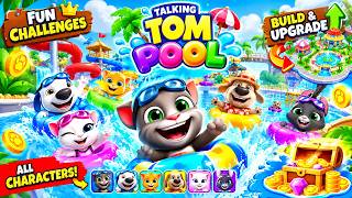 Talking Tom Pool Gameplay 🌊 Building & Upgrading the Ultimate Water Park! screenshot 1
