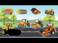 Repair And Restore Special Road Roller Designs By Finding The Missing Parts 🧩🚜 | Vehicles Challenge
