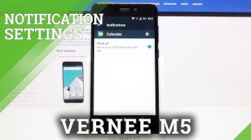 How to Turn On / Off Notifications from Apps in Vernee M5 - Mange Apps Notifications