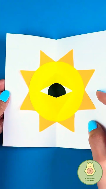 Mr  Sun’s Eye Reveal! 👁✨ Sprunki DIY Paper Toy
