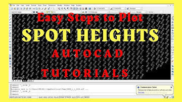 How to Plot Spot Heights, Grid Level EASILY on AutoCAD
