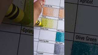 Love spring colors & this is Spring Green 🍃🌱💚🌱🍃 #crayola #crayon #green #yellow #springgreen