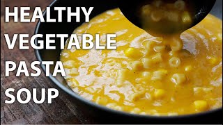 Creamy Vegetable Pasta Soup Recipe - Perfect for easy Vegetarian and Vegan Meals! by Food Impromptu 127,423 views 6 months ago 4 minutes, 44 seconds