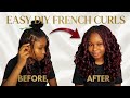 Beginner Friendly French Curls Braid Tutorial on Natural Hair | Lush Curly Braid