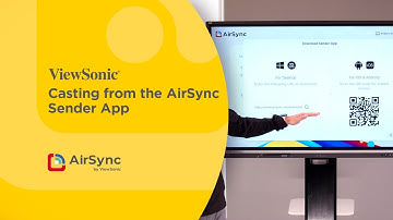 Casting from the AirSync Sender App