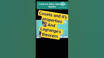 coset | Lagrange