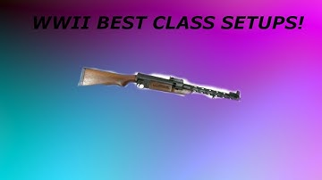 Call of Duty: WWII Best Class Setups - ZK-383 (Very Random SMG) - WWII Multiplayer Gameplay