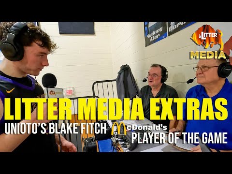 Litter Media Extras: McDonald's Player of the Game, Unioto's Blake Fitch on the Tanks' win at Adena
