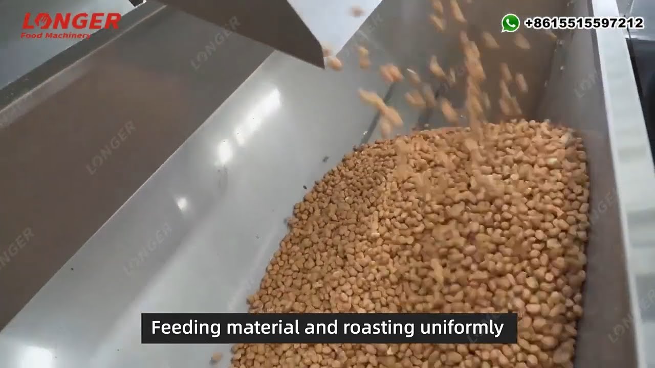 Peanut Roasting Production Line / Peanut Roasting and Peeling Machine