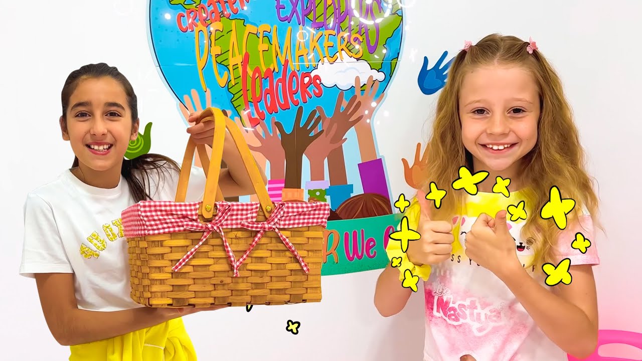 ناستيا و إيفلين تتعلم كيفية حفظ الطبيعة والمزيد قصص الصداقة للاطفال