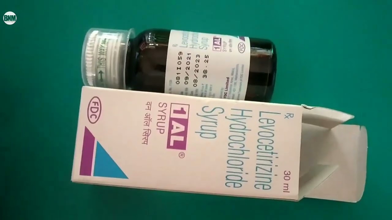 1 Al Syrup | Levocetirizine Syrup  1 Al Syrup uses benefits review in Hindi 1 al syrup benefits 1al