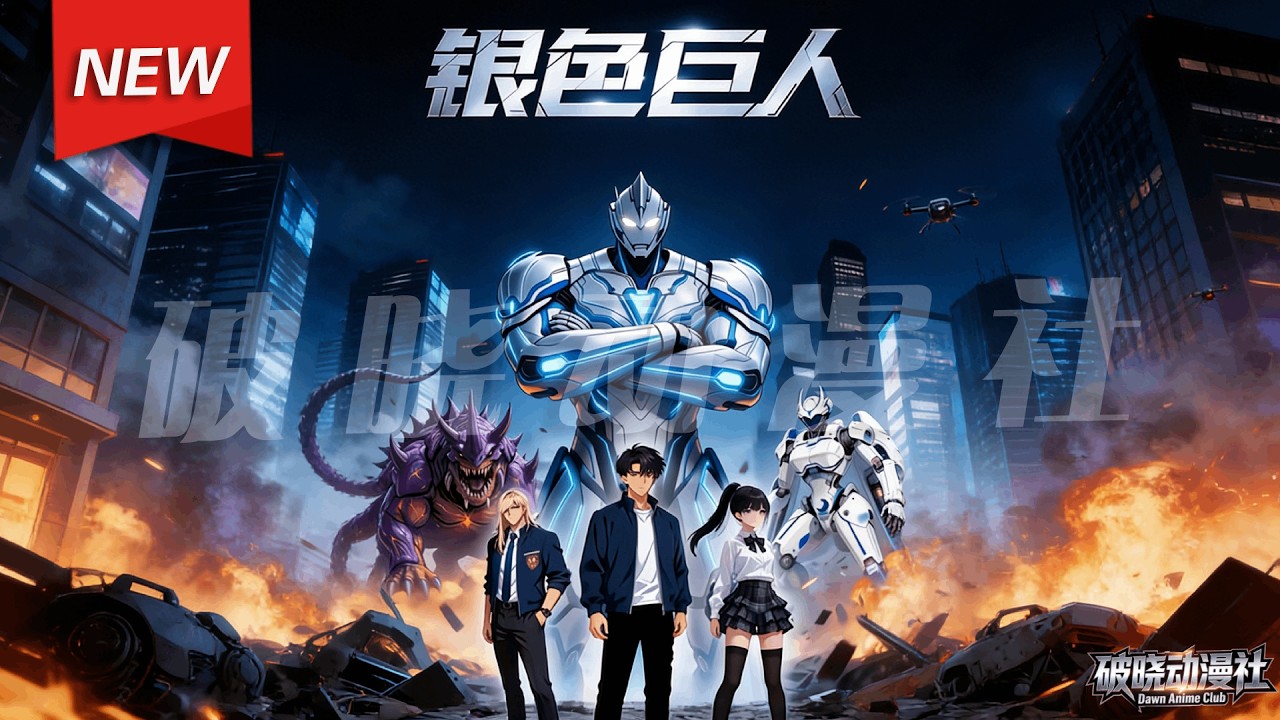 MULTISUB📢新番上线《银色巨人》第1~60集丨机甲末世，苏铭意外绑定宇宙之光系统，化身SSS级银之巨人奈克斯，颠覆机甲至上观念。#漫剧 #破晓动漫社