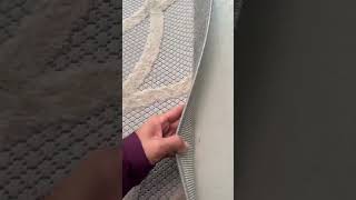 This large outdoor rug was a major TikTokShop win! Floral rug, patio rug, how to decorate patio, how