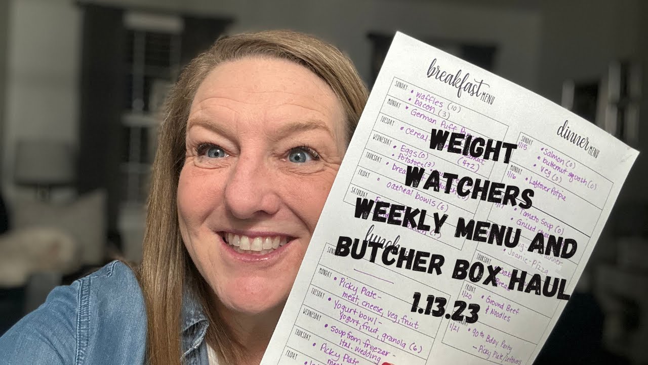 Weight Watchers Weekly Menu Plan And Butcher Box Haul Delicious Real Weight watchers weekly menu plan and butcher box haul delicious real