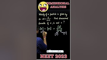 😲 Short Trick To Find Dimensions | NEET 2023 | @arunsirphysics