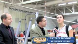 2010 NEC Women's Volleyball Semifinals: Sacred Heart-Central Connecticut State Highlights