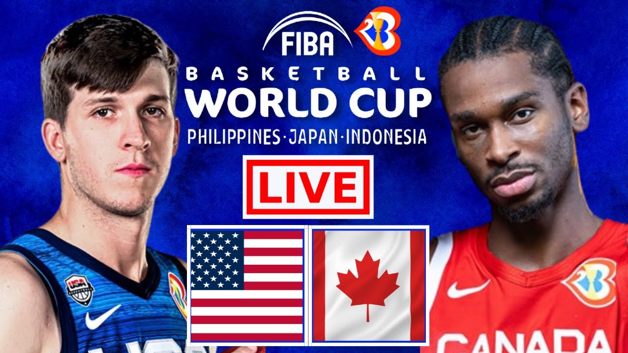 USA vs Canada 3rd Place Game FIBA BASKETBALL WORLD CUP 2023 Live Scoreboard