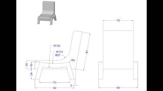 AutoCAD 3D Practice Tutorial | Step-by-Step Design for Beginners - 68 | Easy Method | Chair | 3d