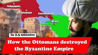 How the Ottomans destroyed the Byzantine Empire in 2.5 minutes | Timeline