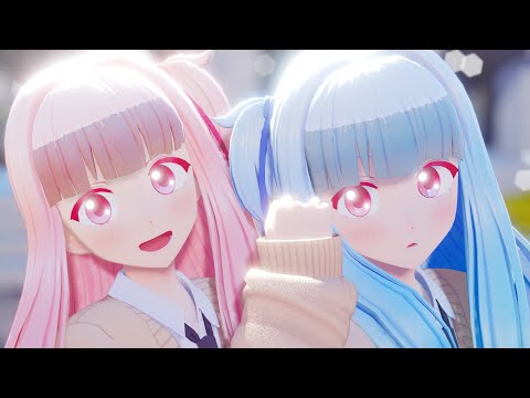 【MMD】琴葉姉妹（学生服ver）で「オツキミリサイタル」【VOICEROID】【1080p】