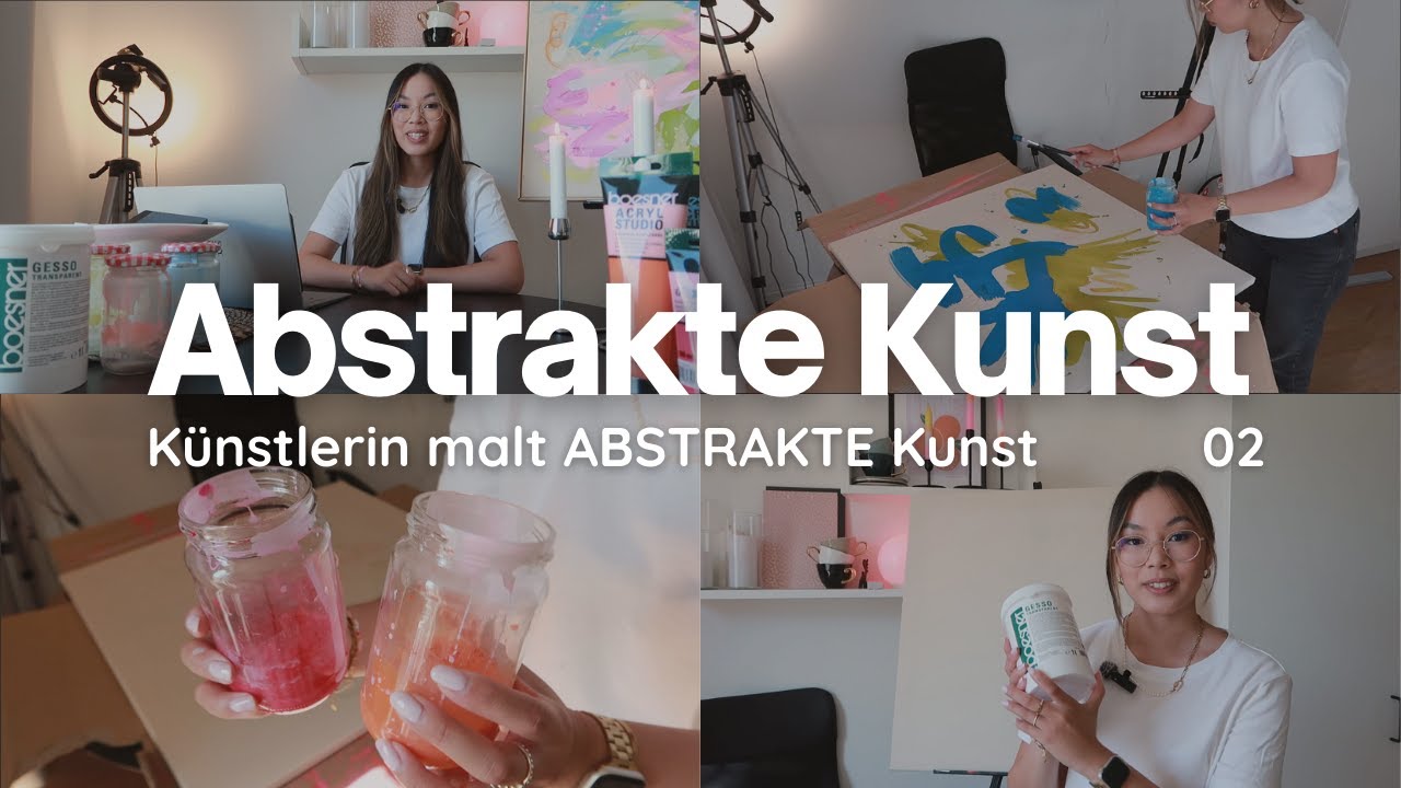 Künstlerin übt ABSTRAKTE KUNST - Bin sehr UNZUFRIEDEN mit dem Ergebnis I Part 2