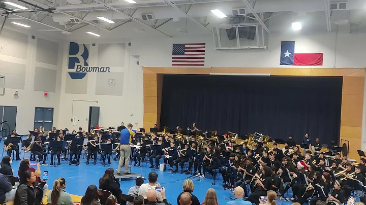 Primer Concierto; Anthony ; Bowman Middle School. ...