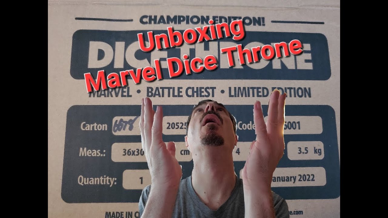 Dice Throne Marvel Dice Throne Unboxing YouTube