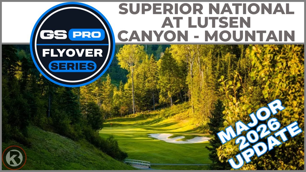 GSPro Course Flyover - Superior National at Lutsen - Canyon - Mountain ...